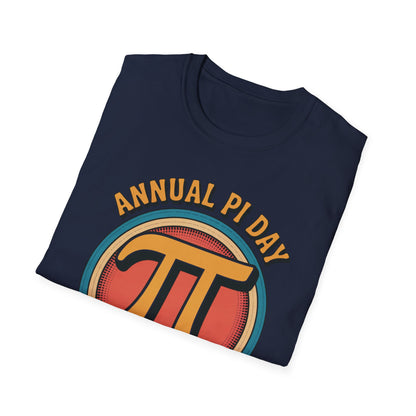 Annual Pi Day 3.1415926 T-Shirt | Retro Pi Symbol Unisex Tee