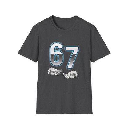 6 7 Six Seven Meme Open Hands Men Women T-Shirt