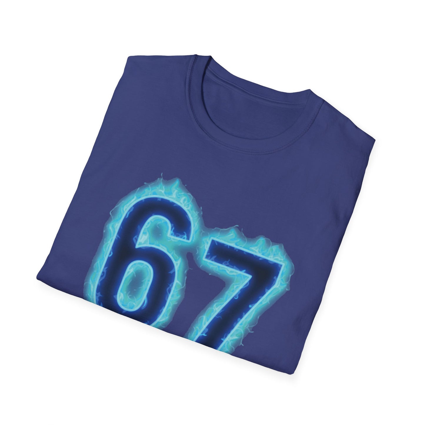 Glowing 6 7 Six Seven Meme with Hands Men Women T-Shirt