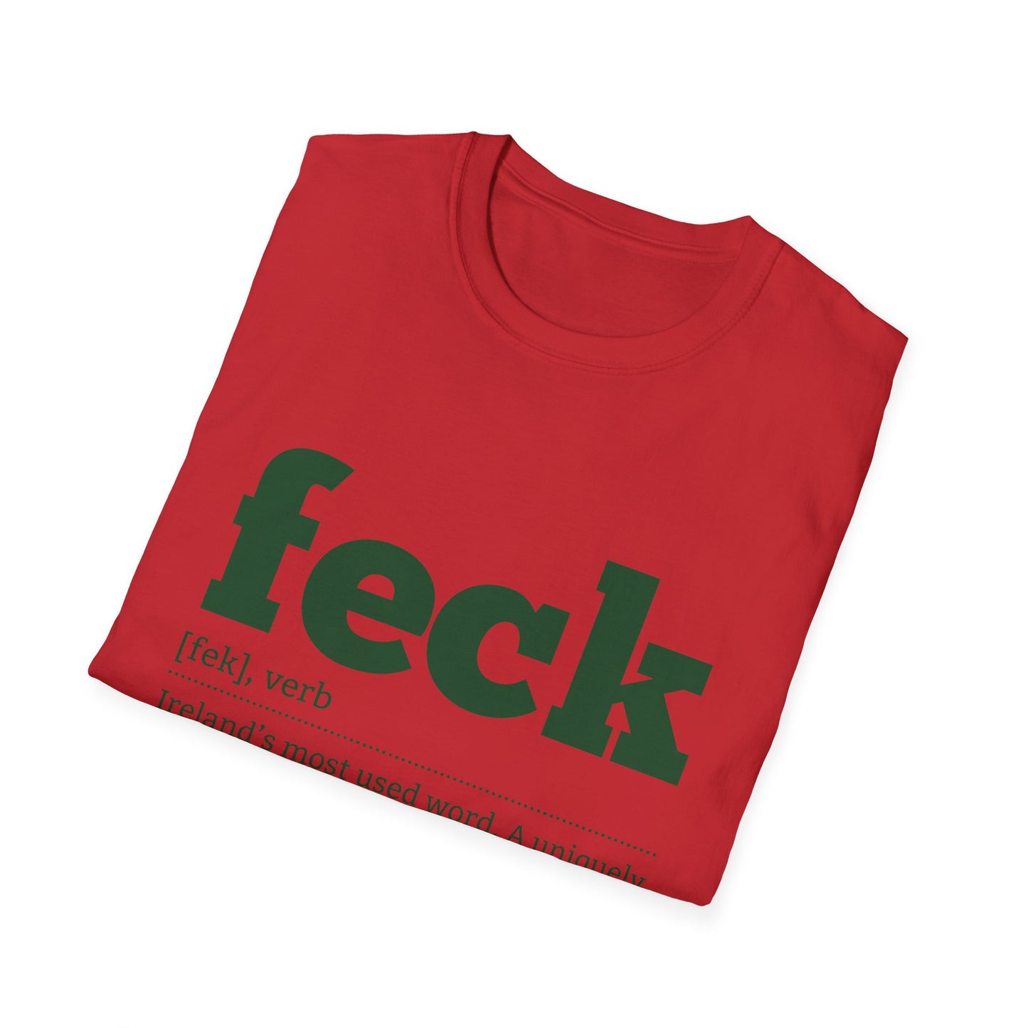 Feck Definition T-Shirt — Funny Irish Slang Tee for St. Patrick’s Day