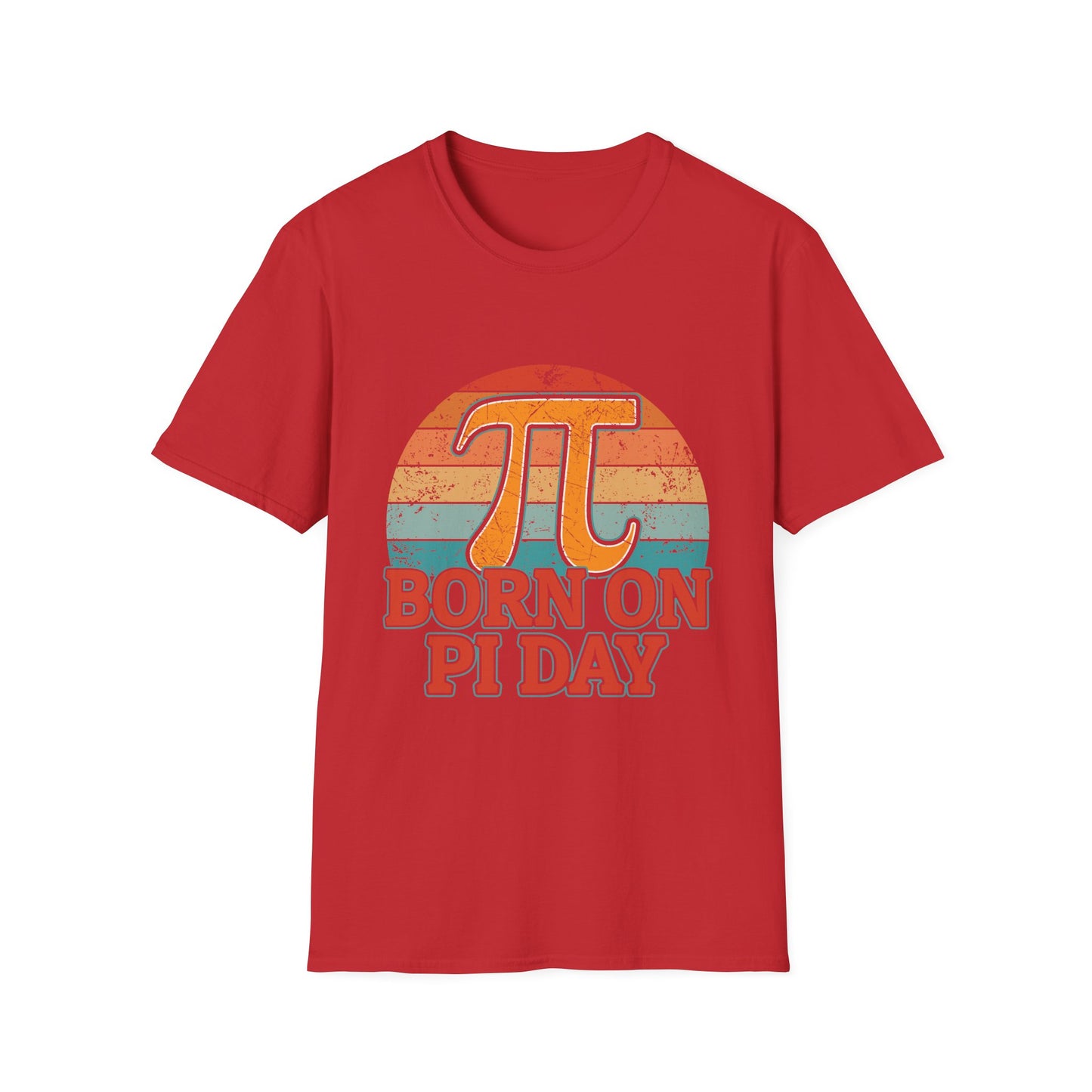 Born on Pi Day T-Shirt | Retro Pi Symbol, Math Nerd Tee