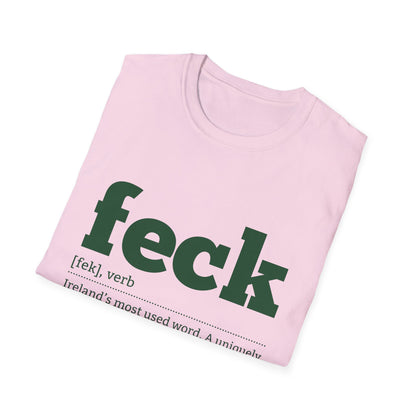 Feck Definition T-Shirt — Funny Irish Slang Tee for St. Patrick’s Day