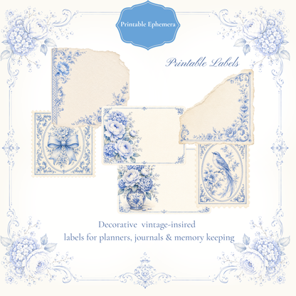 Romantic Chinoiserie Journal & Sticker Collection No. 1