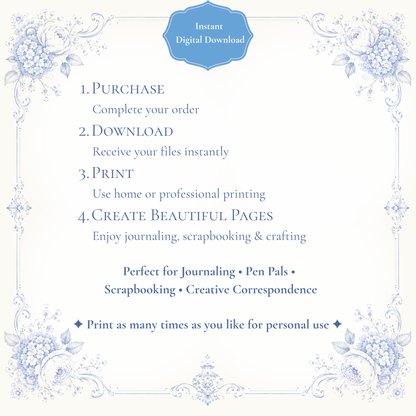 Romantic Chinoiserie Journal & Sticker Collection No. 1