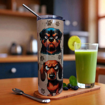 I Like the Sound You Make When You Shut Up – 600 ml Stainless Steel Tumbler | Grumpy Dog Design